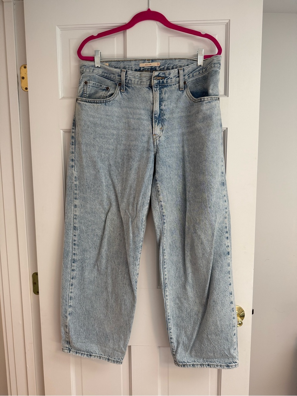 Levi's Light Blue Baggy Dad Jeans